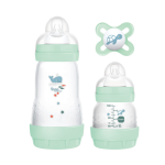 Mam Σετ Πλαστικά Μπιμπερό Girl Κατά των Κολικών με Θηλή Σιλικόνης 130ml για 0+ μηνών, 3τμχ - Image 3