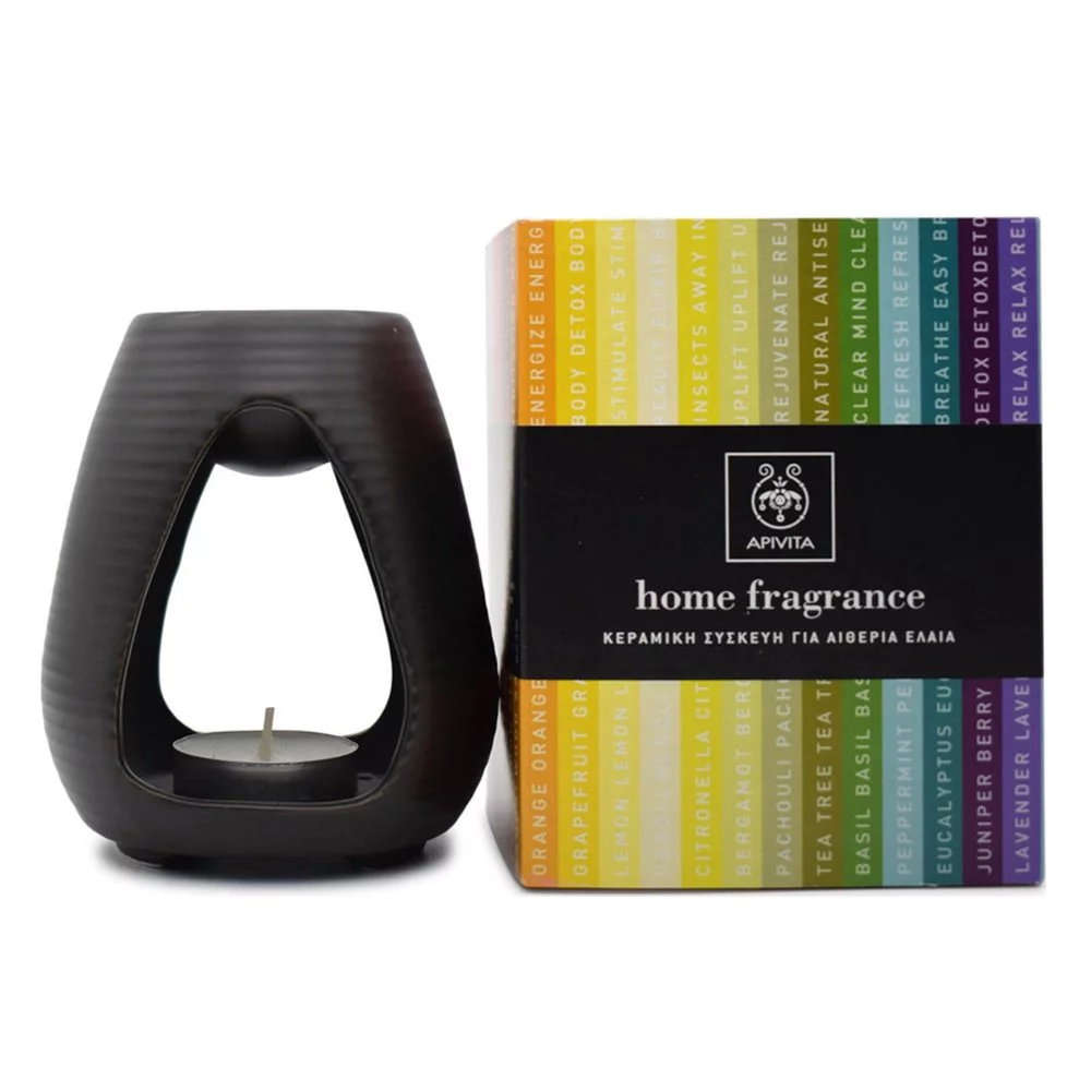 5201279006112_1-1000x1000.jpg Apivita Kεραμική Συσκευή για Αιθέρια Έλαια, 100g - Image 1