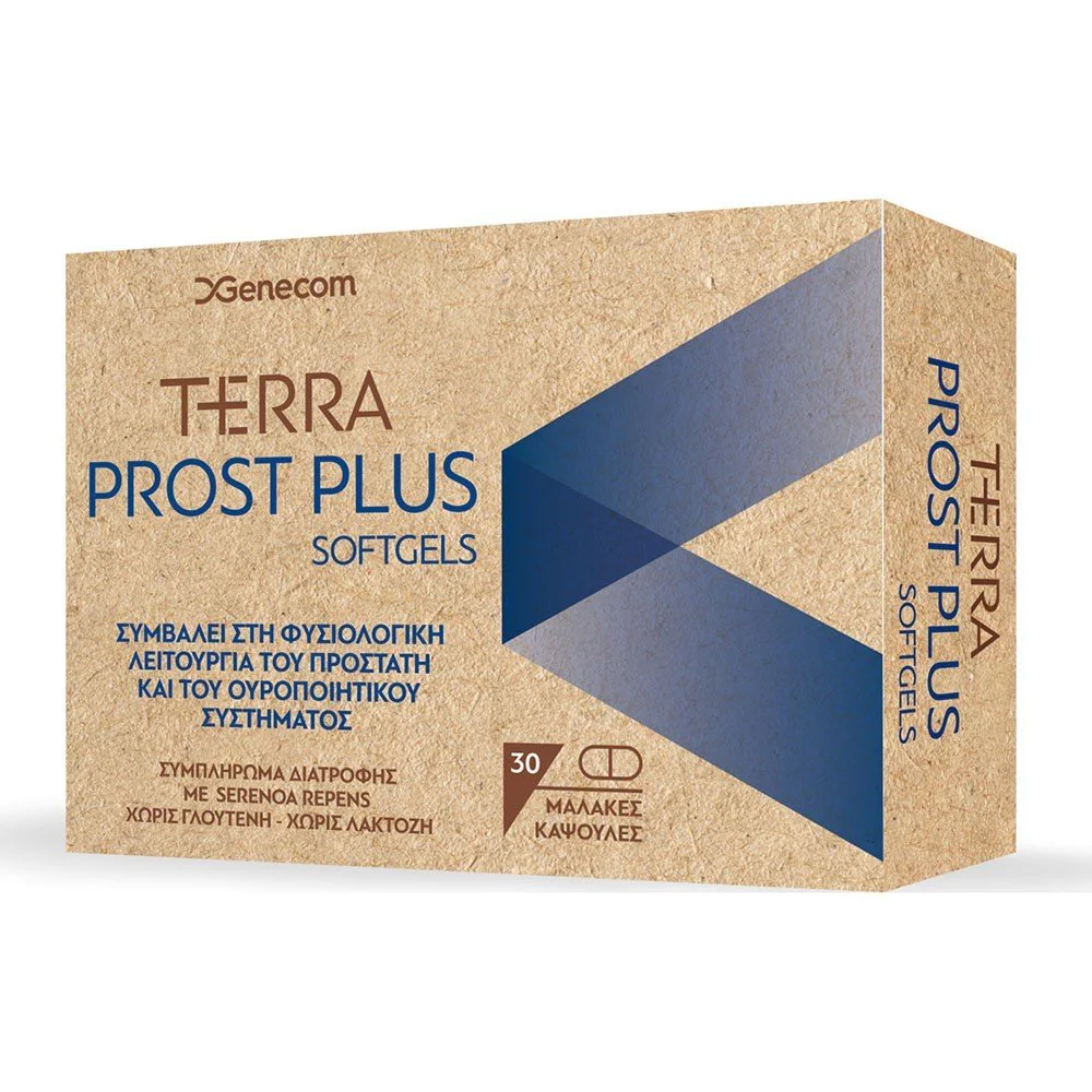 5214000633259-1000x1000.jpg Genecom Terra Prost Plus Συμπλήρωμα Διατροφής για την Καλή Υγεία του Προστάτη, 30 Kάψουλες - Image 1