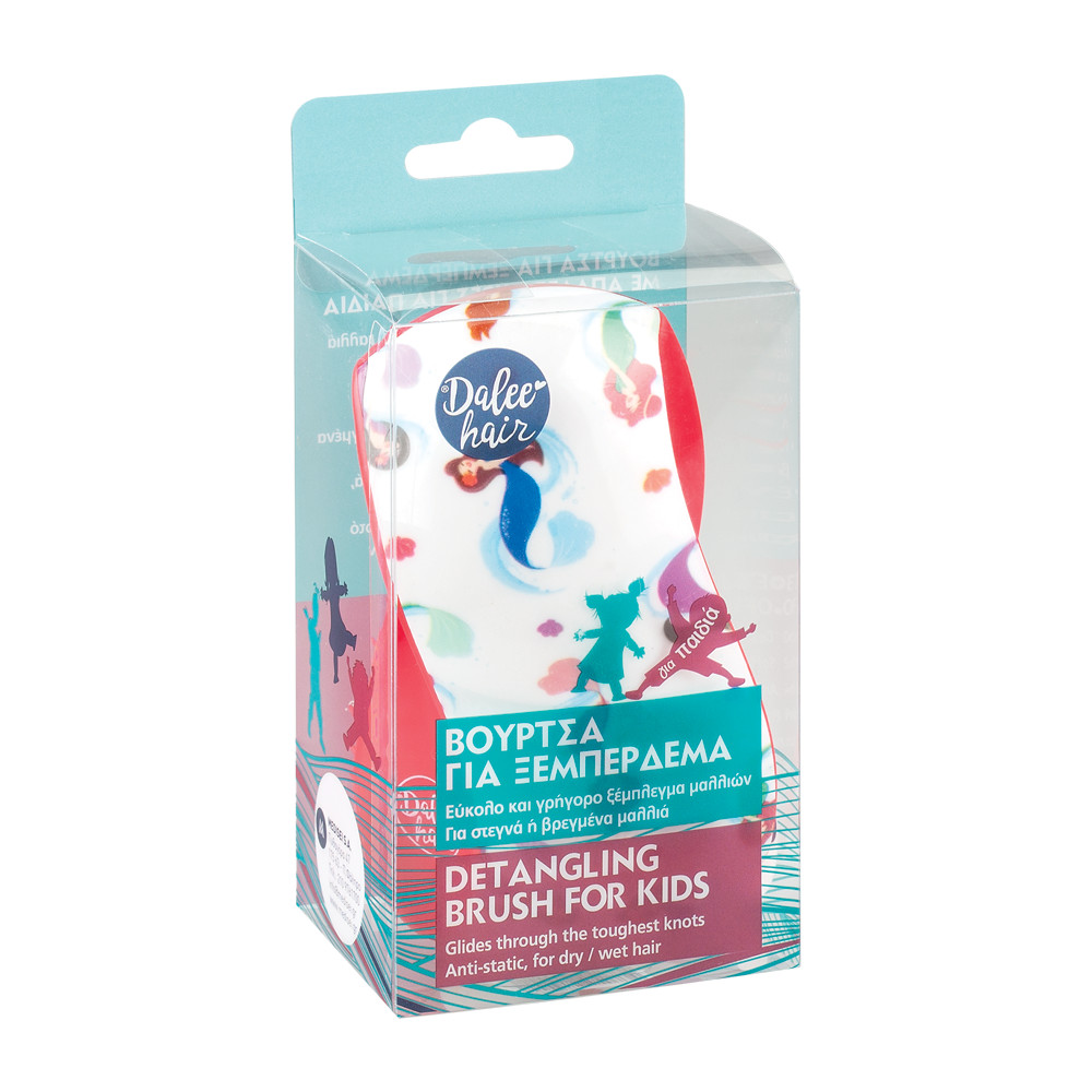 Dalee_Brush_05073_1000x1000 Medisei Dalee Παιδική Βούρτσα Μαλλιών Κόκκινο - Image 1
