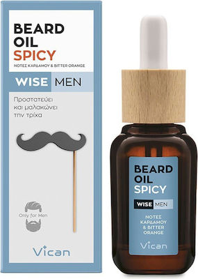 xlarge_20230210100904_vican_ladi_peripoiisis_gia_genia_wise_men_spicy_30ml Vican Λάδι Περιποίησης για Γένια και Μουστάκι Wise Men Spicy 30ml - Image 1
