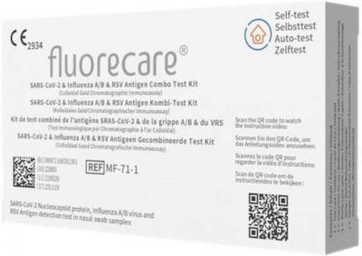 Microprofit Biotech Fluorecare SARS-COV-2 & Influenza A/B & RSV Antigen Combo 1τμχ - Image 1