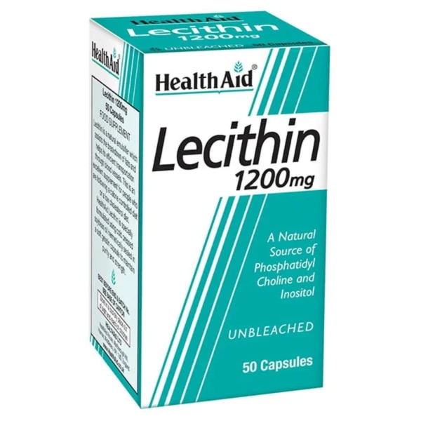 f91799dab3df5ff26141e38e433bb84f.jpg Health Aid Lecithin 1200 mg 50 κάψουλες - Image 1
