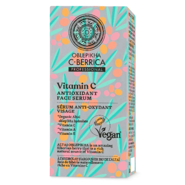 f59cd20793e9e231d9f160a79bc69349.png Natura Siberica Oblepikha C-Berrica, Αντιοξειδωτικός Ορός Προσώπου, 30ml - Image 1