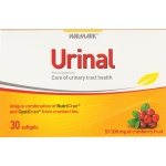 Walmark Urinal 30 Softgels Συμπλήρωμα Διατροφής Συμπυκνωμένου Εκχυλίσματος Κράνμπερι για την Αντιμετώπιση Βακτηριακών Λοιμώξεων του Ουροποιητικού