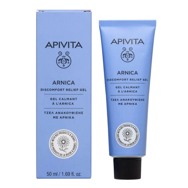 SKptuKbGqS4WXL4R092DFD7x06FeQC9kyBQO6qHX.jpg Apivita Arnica Discomfort Relief Gel 50ml - Image 1