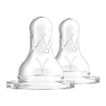 Dr. Brown's Options+ Θηλές Σιλικόνης για Μπιμπερό με Στενό Λαιμό Y-Cut 9m+ 2 τεμάχια - Image 2