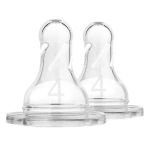 Dr. Brown's Options+ Θηλές Σιλικόνης για Μπιμπερό με Στενό Λαιμό Level 4 9m+ 2 τεμάχια - Image 2