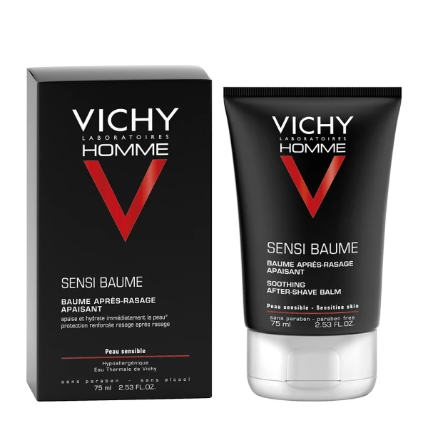 a98e1ceb93dd362831c31474df4f0f67.jpg Vichy HOMME SENSI BAUME After shave για μετά το ξύρισμα κατά των ερεθισμών, 75ml - Image 1