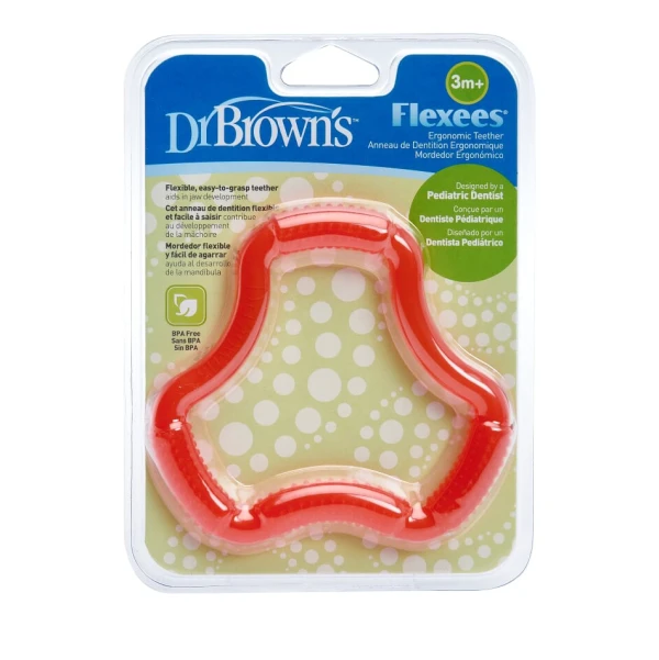 be4588ad5334fa790fce12005abc60d8.jpg Dr. Brown's Κρίκος οδοντοφυΐας ροζ - Image 1