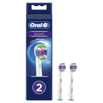 Oral-B Pro 3D White Ανταλλακτικά Ηλεκτρικής Οδοντόβουρτσας, 2 τεμάχια