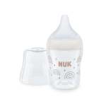 Μπιμπερό Πλαστικό 150ml 0+m Perfect Match Σιλικ. Temperature Control Rainbow Nuk