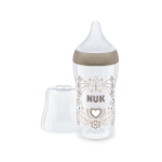 Μπιμπερό Πλαστικό 260ml 3+m Perfect Match Σιλικ. Temperature Control M Heart Nuk