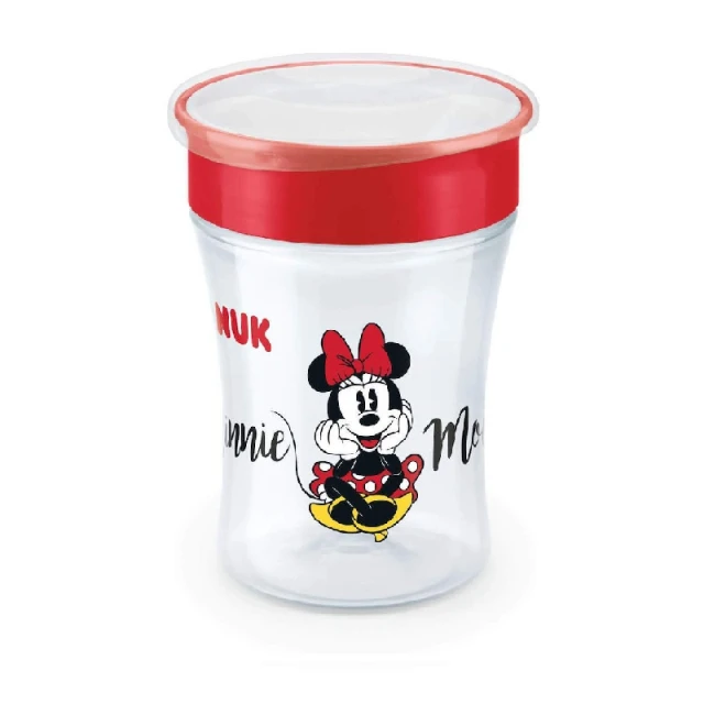 6c6c8ed17ba07970bbd0debbeca81502.jpg Nuk ποτηράκι Evolution Magic Cup Disney Mickey & Minnie Κόκκινο 230 ml 8M+ - Image 1