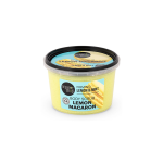 Organic Shop Promo Lemon Macaron Fusion Body Scrub Lemon Macaron για Απολέπιση 250ml & Body Souffle Lemon Macaron 250ml - Image 2