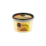 Organic Shop Promo Lemon Macaron Fusion Body Scrub Lemon Macaron για Απολέπιση 250ml & Body Souffle Lemon Macaron 250ml - Image 3