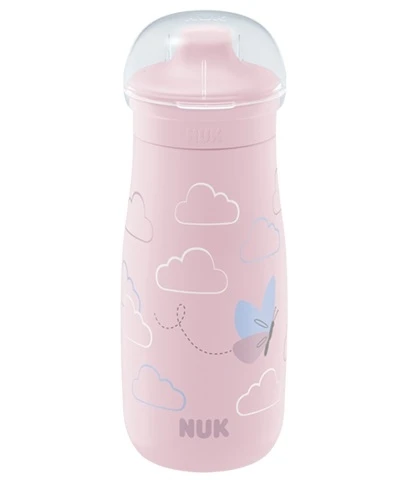 nuk_mini_me_sip_trinkflasche_300ml_pp_rosa_l_1 Nuk Mini-Me Sip Παγουράκι με Ρύγχος 9m+ σε Ροζ Χρώμα 300ml - Image 1