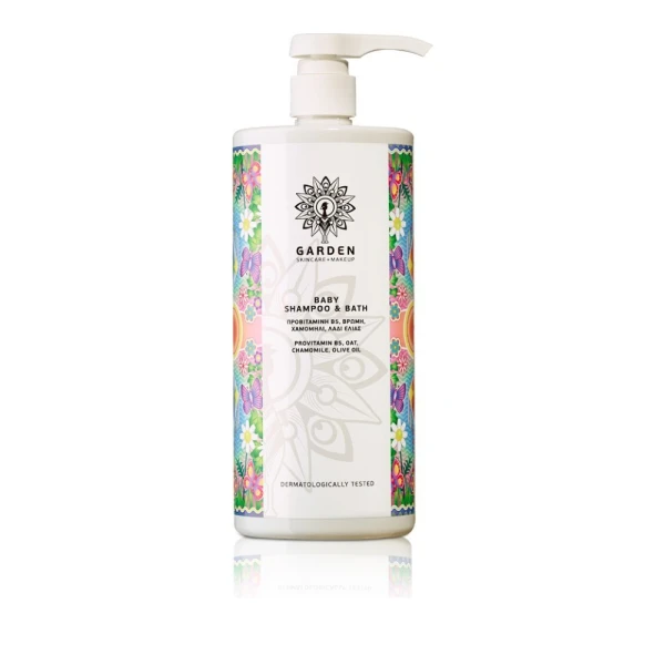 bf0ca0d89a59a1239528cead86e92a80.jpg Garden of Panthenols Baby Shampoo & Bath Βρεφικό Αφρόλουτρο για Σώμα/Μαλλιά 1Lt - Image 1