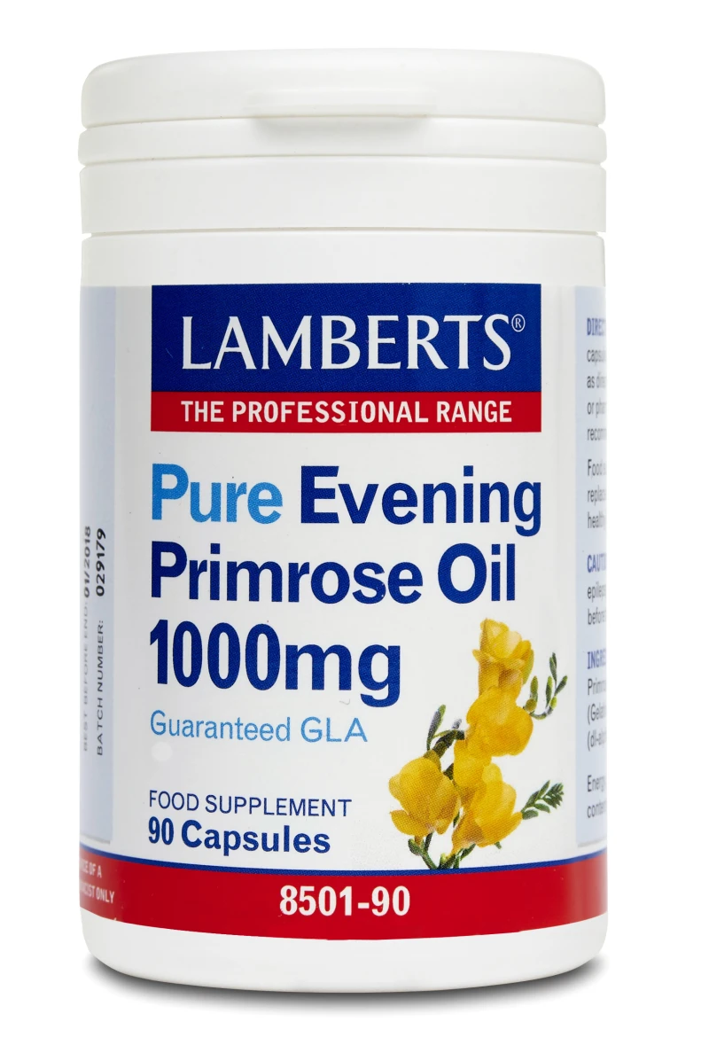 cd166542e234ee353c8faf1a4485fe96.jpg LAMBERTS EVENING PRIMROSE OIL 1000MG 90CAPS - Image 1