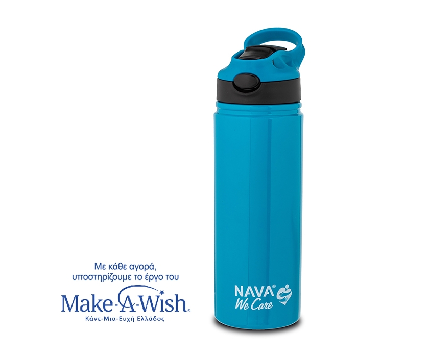 22537a21-d4d7-ef11-95f6-6045bd97f9d6 Θερμός Μπουκάλι Ανοξείδωτο 500ml "We Care" Nava Πετρόλ 10-016-051 - Image 1