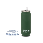 Θερμός Ποτήρι Με Καλαμάκι Σιλικόνης 500ml "We Care" Nava Πράσινο 10-016-042 - Image 2