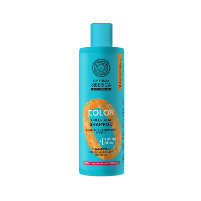cc7d8822cb3e9ab0fef7386b8e8a5dec.png Natura Siberica Oblepikha Color Shampoo Σαμπουάν Μαλλιών για Προστασία Χρώματος, 400ml - Image 1