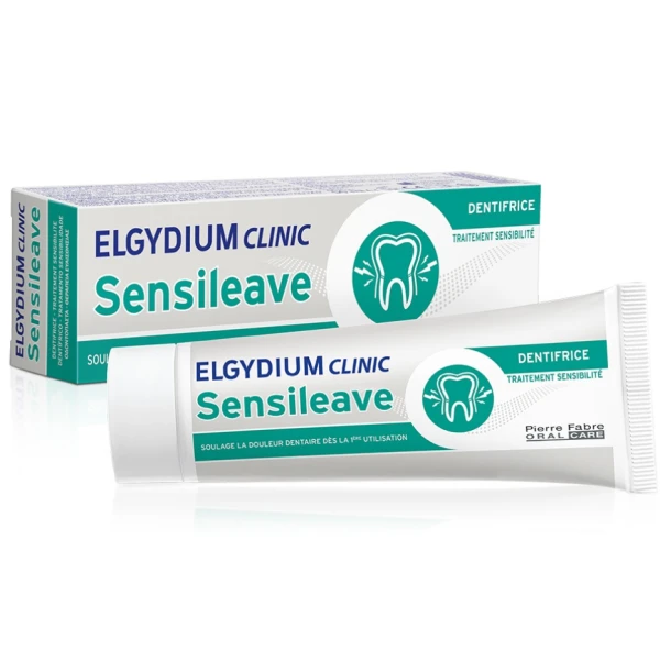 d6f2e941d53f3bd758084fb1f9e1ce82.png Elgydium Clinic Sensileave, Οδοντόκρεμα για τη θεραπεία της Ευαισθησίας των Ούλων, 50ml - Image 1