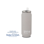 Θερμός Ποτήρι Με Καλαμάκι Σιλικόνης 500ml "We Care" Nava Γκρι 10-016-044 - Image 2