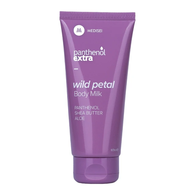 a95f3fe5e8eeee88ccbf4d818f71f97c.jpg Medisei Panthenol Extra Wild Petal Body Milk 100ml Ενυδατικό Γαλάκτωμα Σώματος με Πανθενόλη, Βουτυρό Καριτέ & Αλόη - Image 1