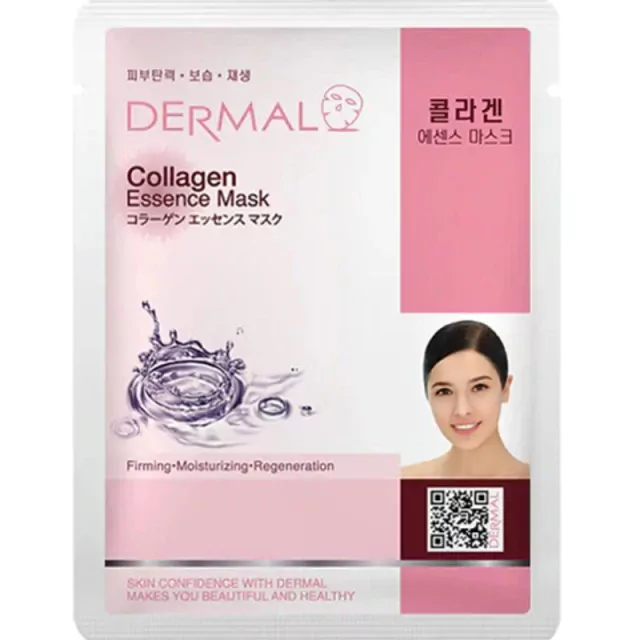 ff42a5aa658fa09f6f60fd8ef5e1f1a7.jpg (1) Dermal Colagen Essence Mask Μάσκα Προσώπου Κολαγόνο Αναγέννηση, Ενυδάτωση 23gr - Image 1
